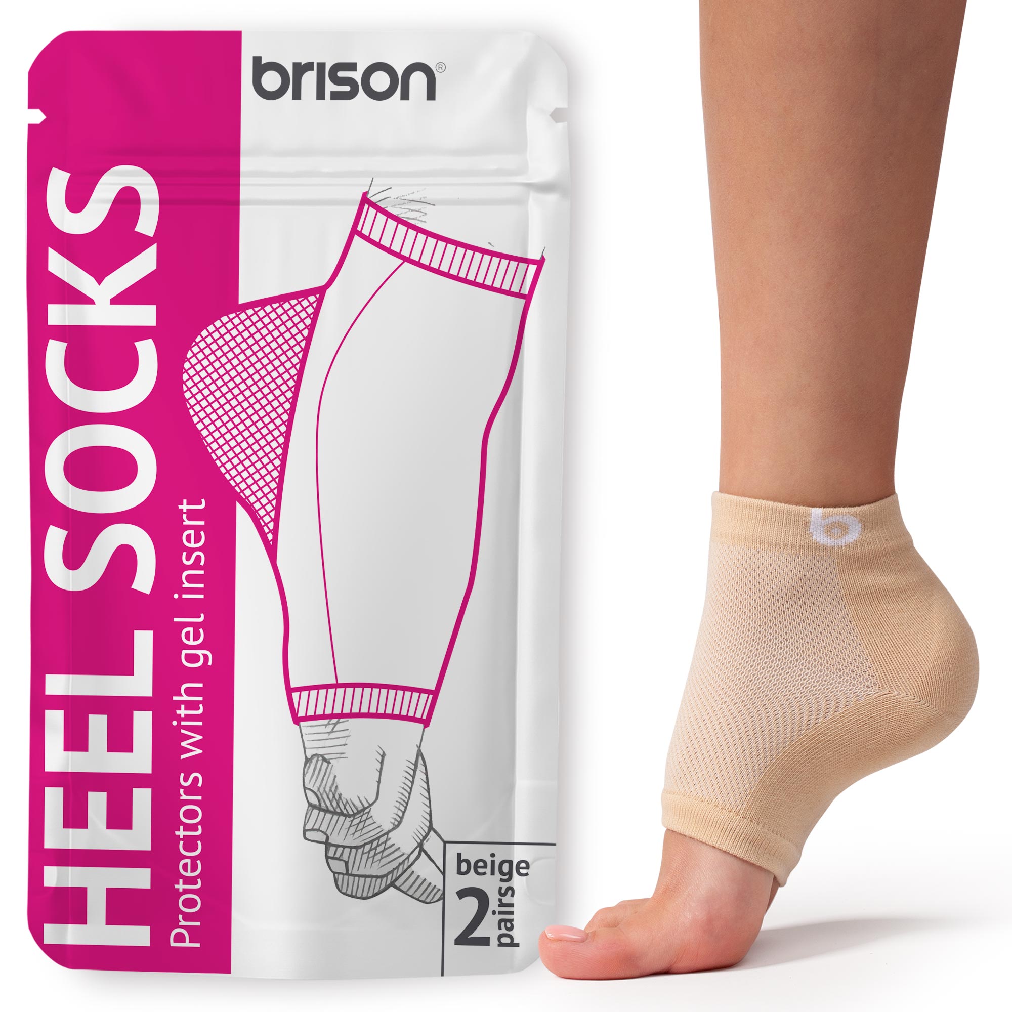 Moisturizing Heel Socks