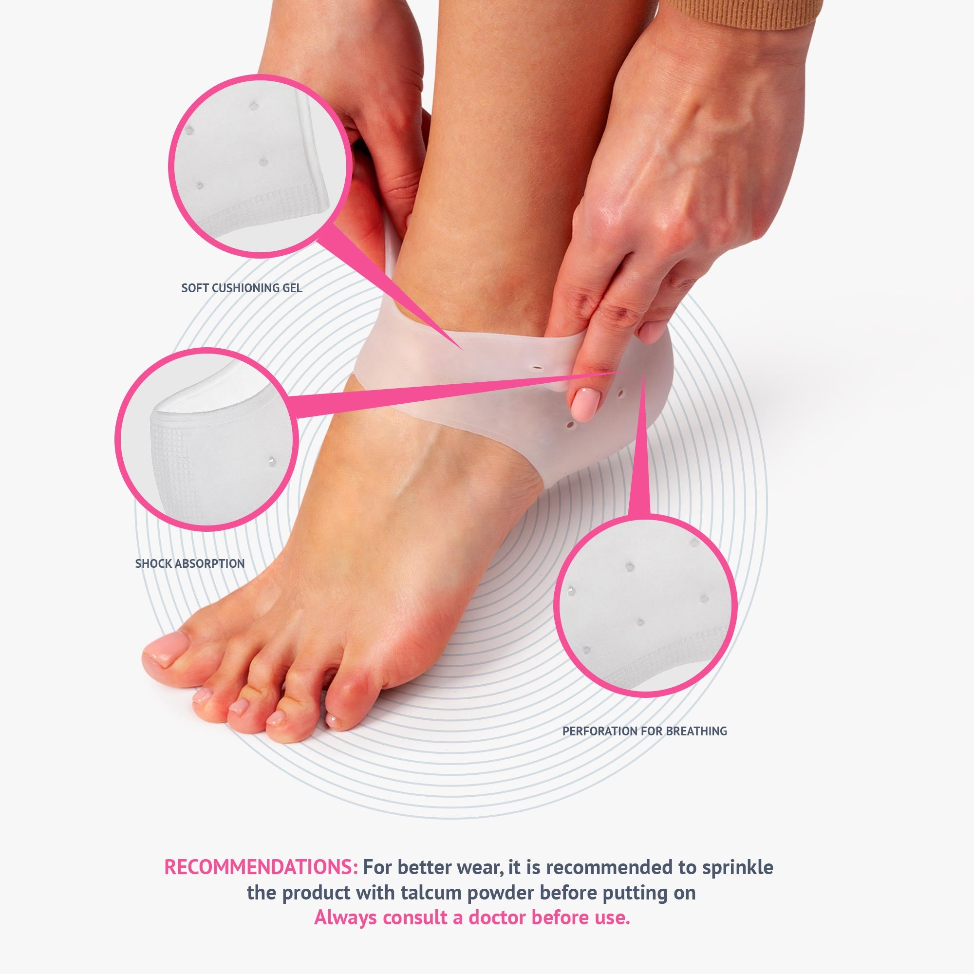 Gel Heel Cups