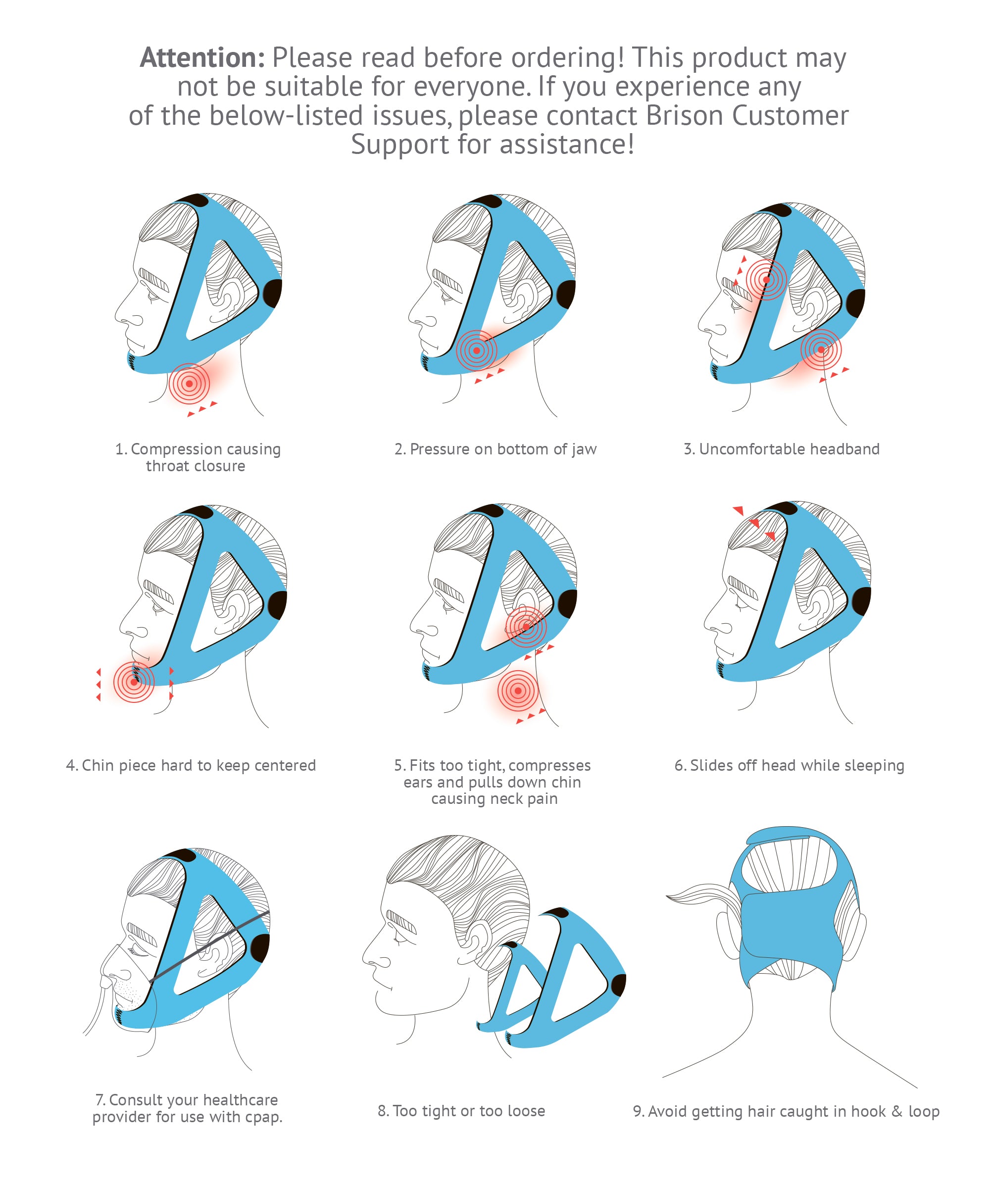 Chin Strap Anti Snoring