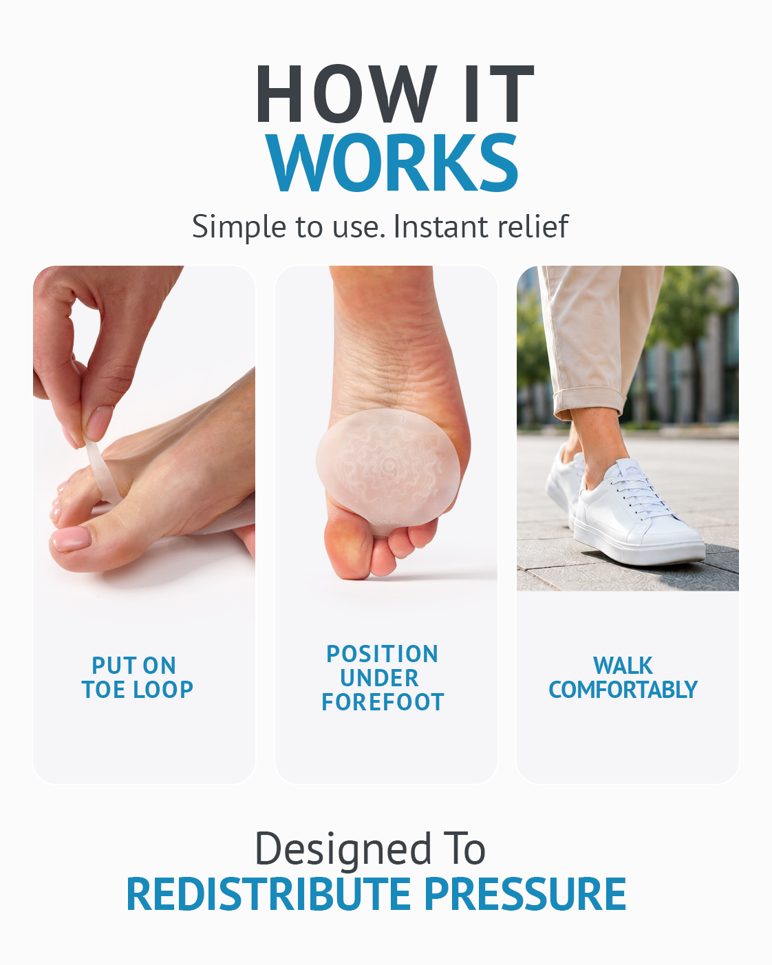 Metatarsal Pads, Metatarsal Foot Pads for Shoes